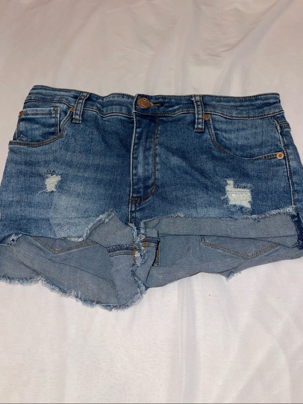 STS BLUE- Distressed Denim Shorts